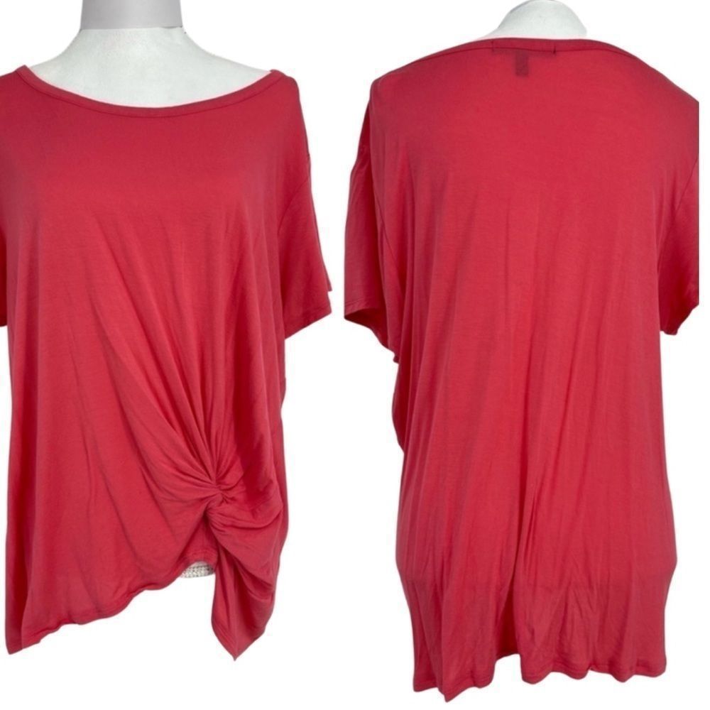 Derek Heart Twist-Front Tee | Size XXL